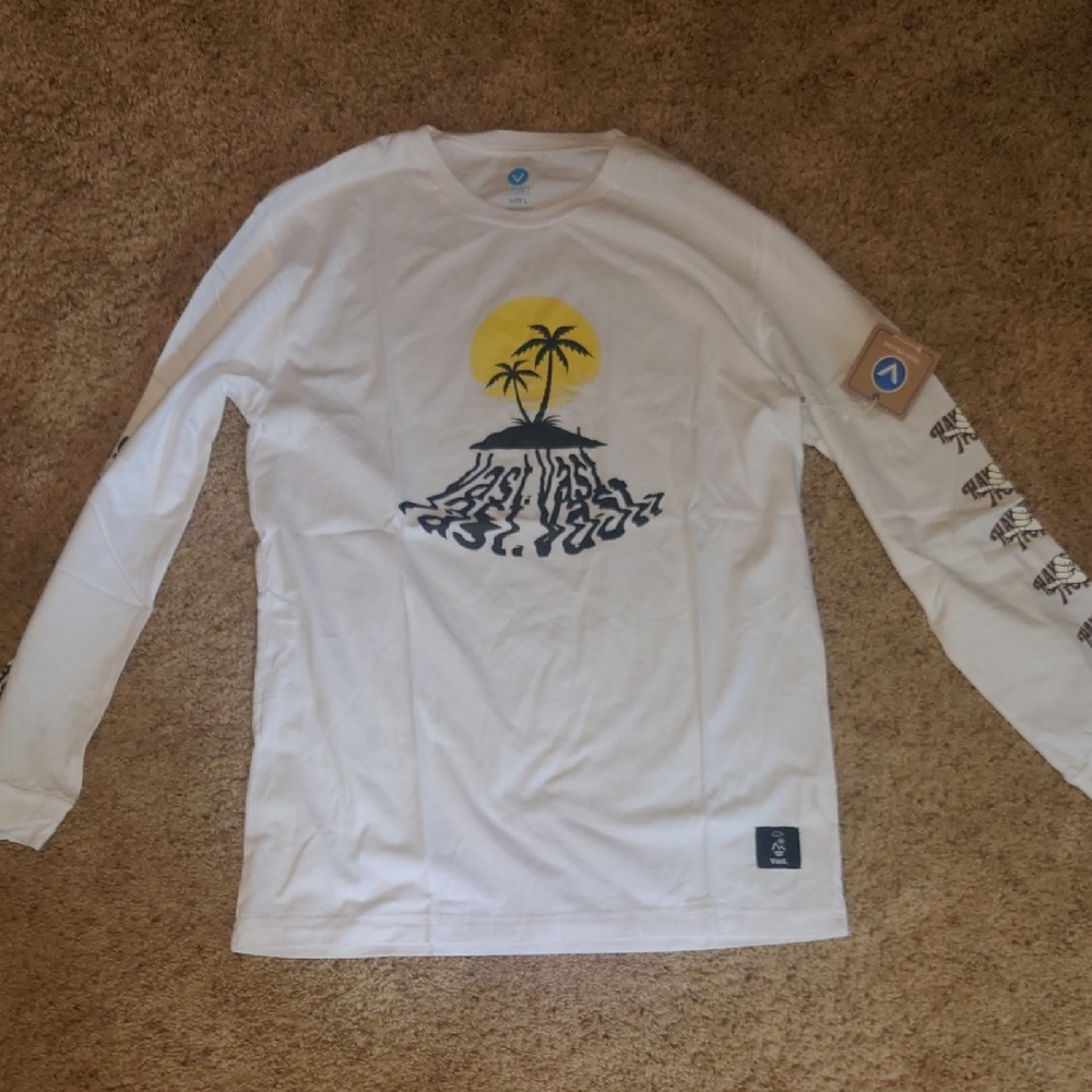 Vast White Long Sleeve Tee Hawaian Tropic